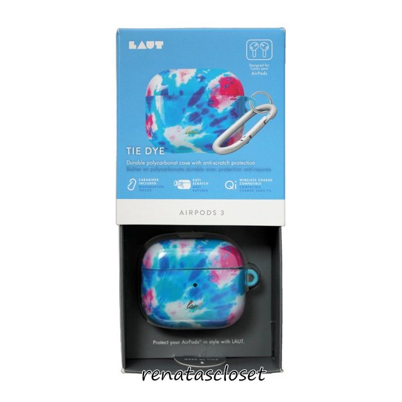 LAUT Tie Dye Case for AirPods 3 NWT/NIB - Picture 5 of 12